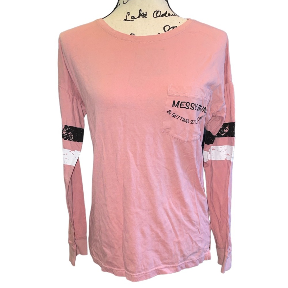 Almost Famous pink long sleeve tshirt